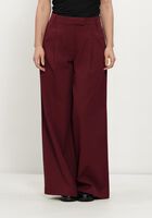 Bordeaux SELECTED WOMEN Pantalon SLWEXTRA WIDE HW THILDE PANT