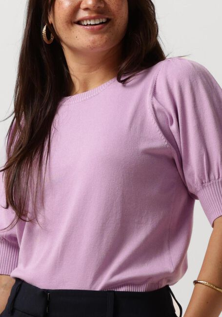Paarse MINUS Top LIVA KNIT TEE - large
