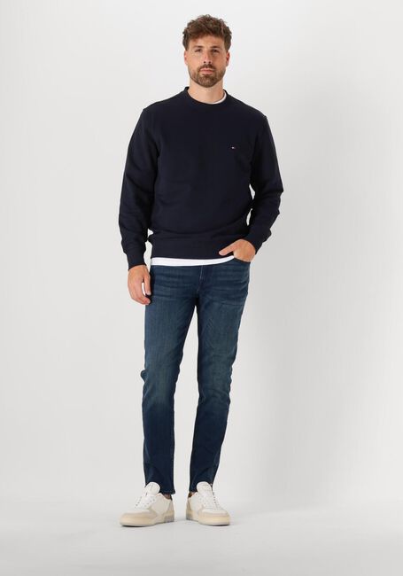 TOMMY HILFIGER Pull ESSENTIAL TERRY CREWNECK Bleu foncé - large
