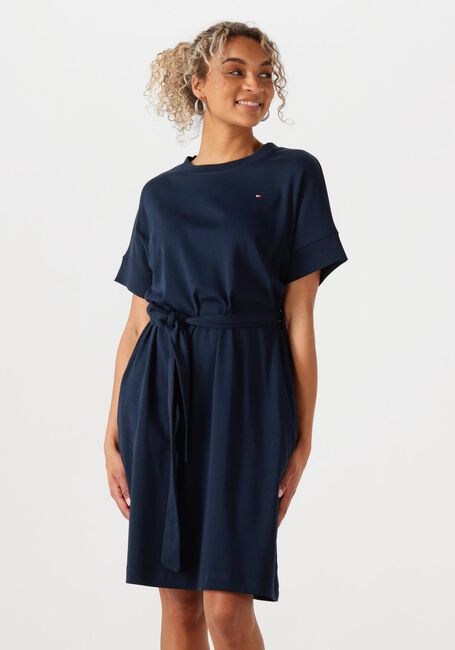 Donkerblauwe TOMMY HILFIGER Mini jurk MODERN CODY DRESS - large