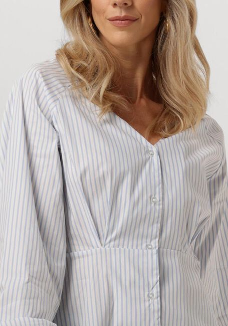 Blauwe OBJECT  OBJTUTTA SCULPTURE FIT LS SHIRT D DIV - large