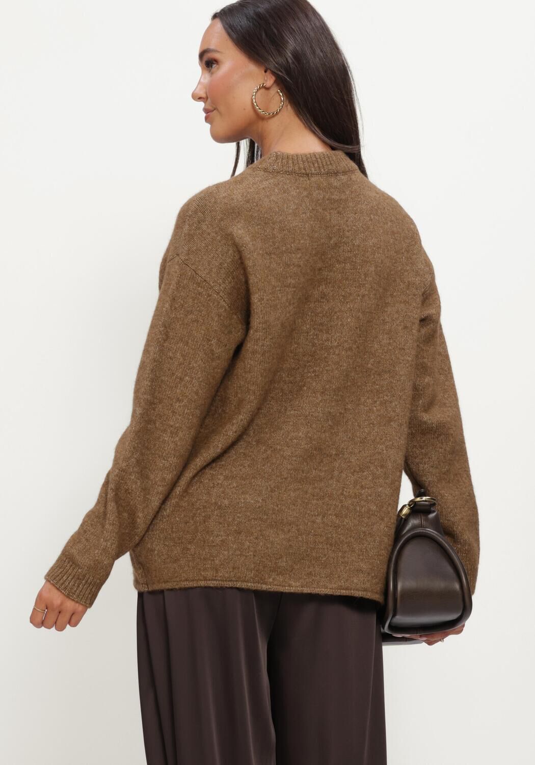 Bruine JOSH V Trui ELINA SWEATER - large