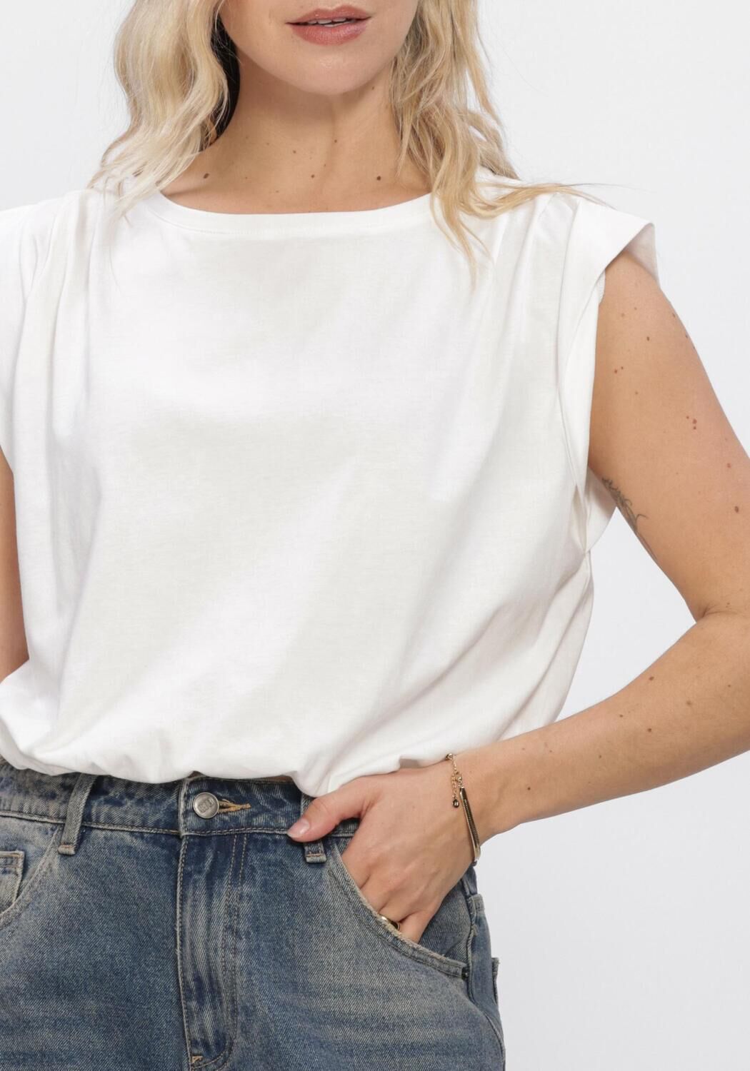 Witte SUNCOO T-shirt MARCHA - large