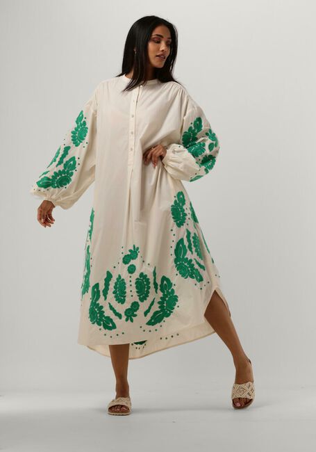 SISSEL EDELBO Robe midi RIKKE ORGANIC COTTON SHIRT DRESS Blanc - large