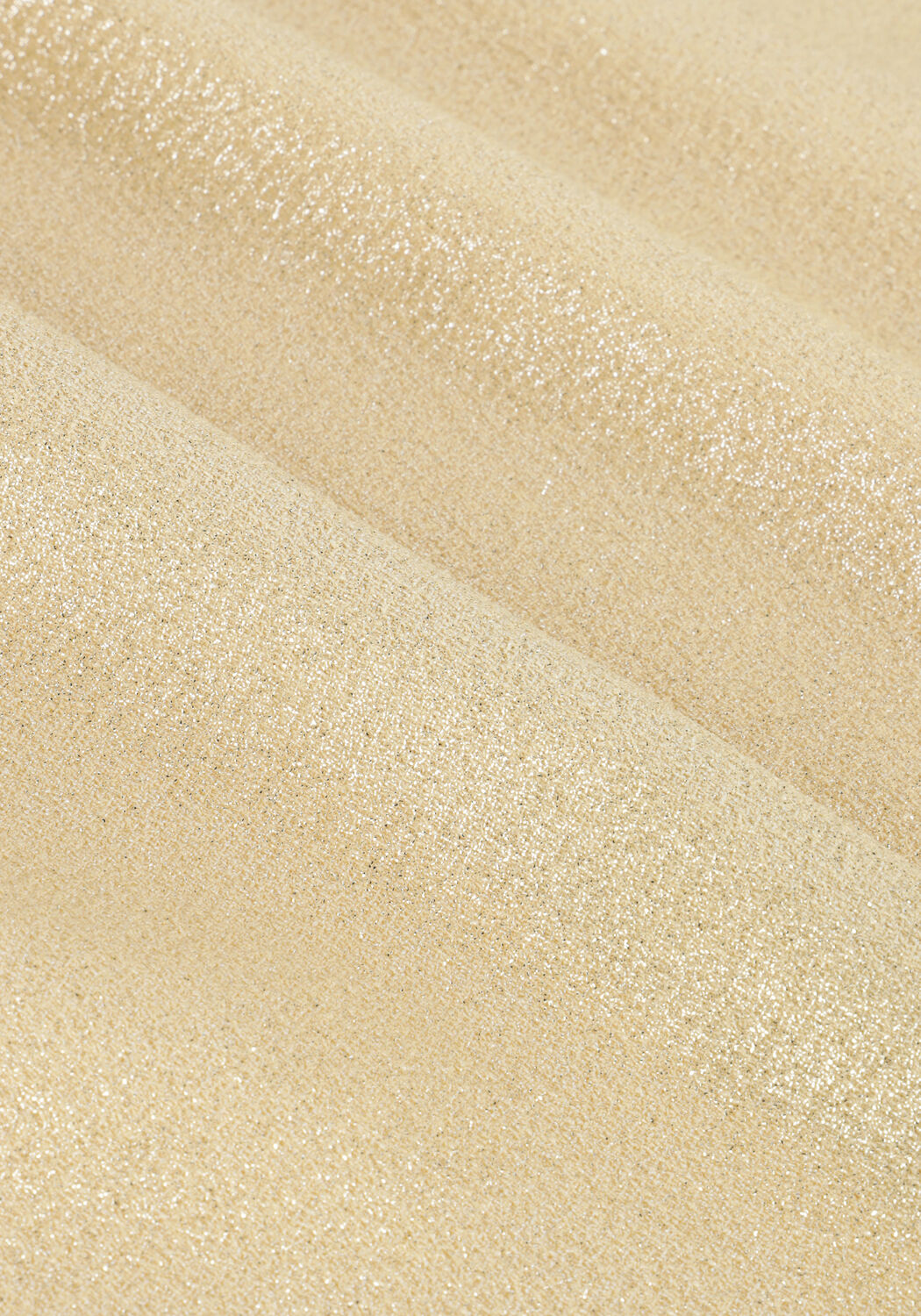 LIKE FLO Pantalon METALLIC CREPE WIDE LEG en or - large