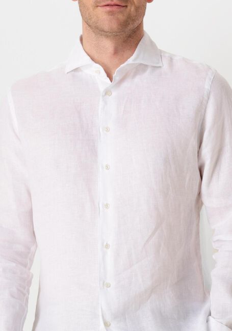 PROFUOMO Chemise classique SHIRT X-CUTAWAY LINEN en blanc - large