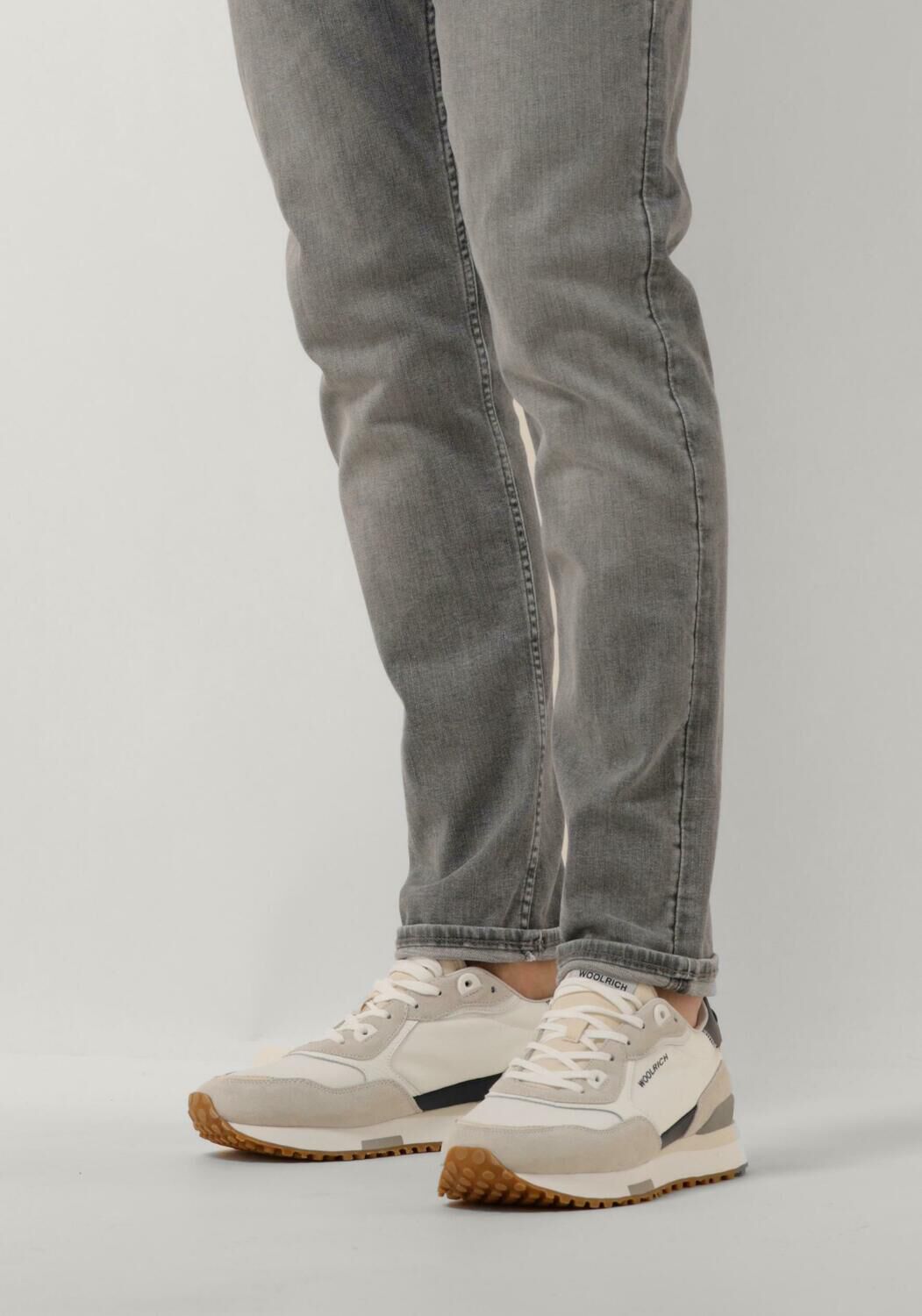 Witte WOOLRICH Sneakers RETRO SNEAKER - large