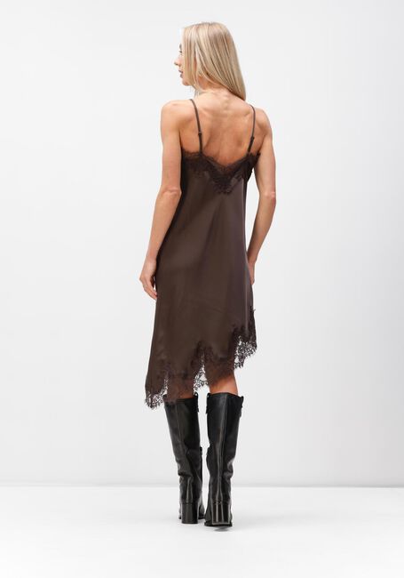 NEO NOIR Robe midi SORELLE LACE DRESS en marron - large