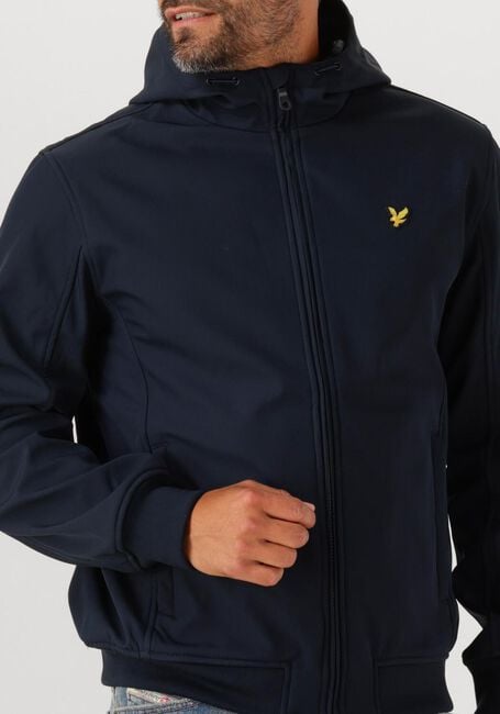 LYLE & SCOTT Jack FLEECE BACK SOFTSHELL Bleu foncé - large