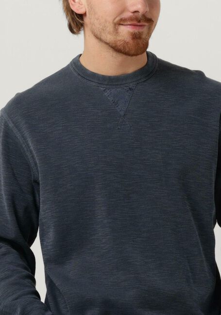 SCOTCH & SODA Chandail GARMENT-DYED STRUCTURED SWEATSHIRT Bleu foncé - large