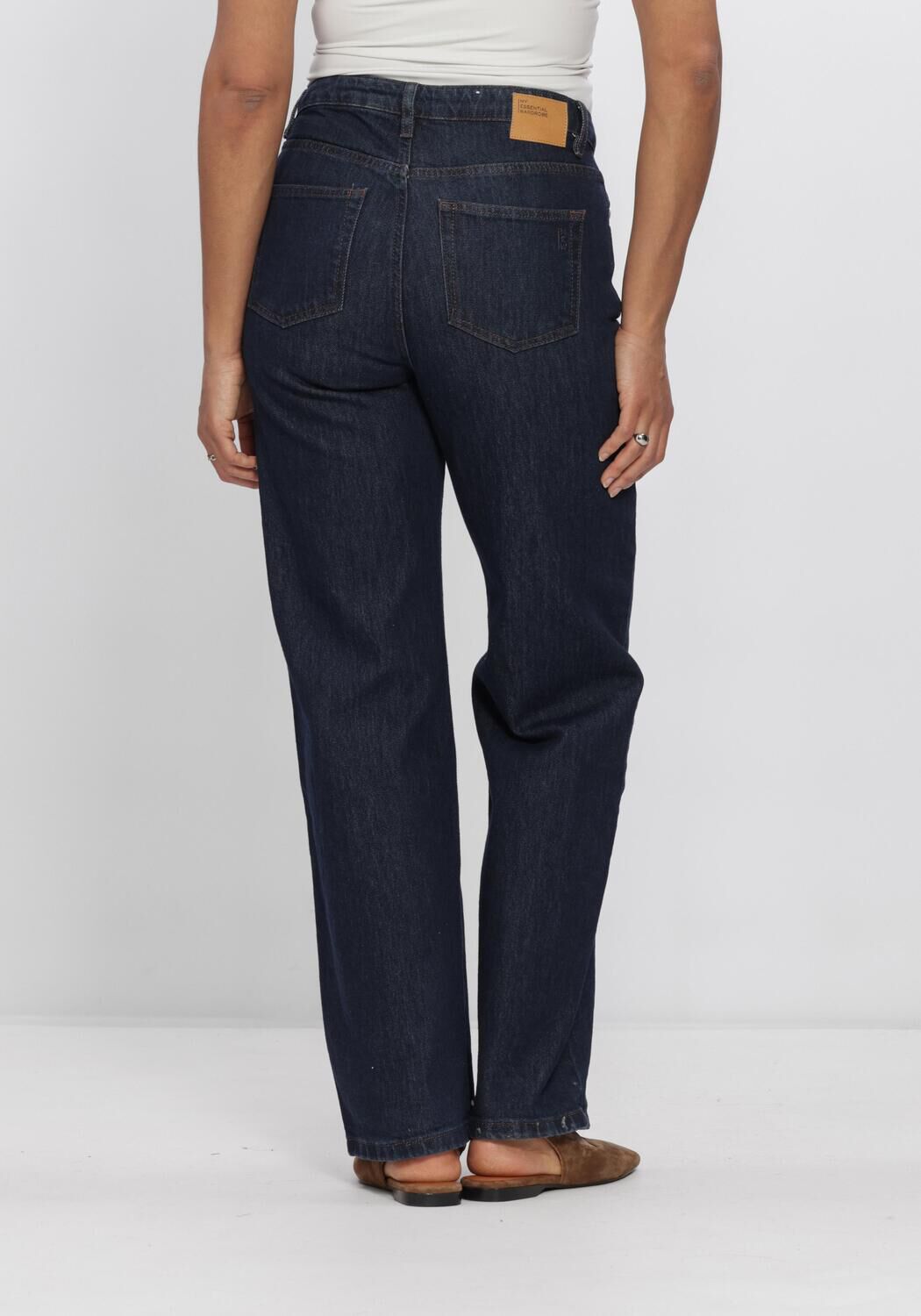 Donkerblauwe MY ESSENTIAL WARDROBE Wide jeans 35 THE LOUIS 139 HIGH WIDE Y - large