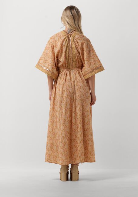 SUMMUM Robe maxi DRESS BLOCKPRINT en camel - large