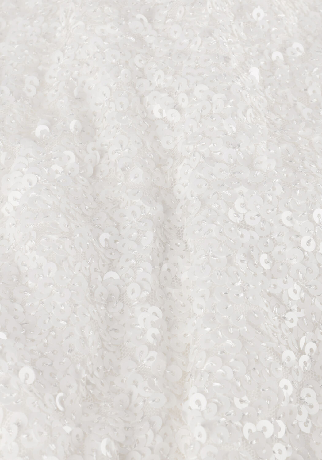 Witte Y.A.S.  YASARIELLE SL SEQUIN MINI DRESS - large