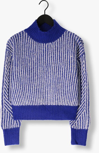ANOTHER LABEL Pull ELIS KNITTED PULL en bleu - large