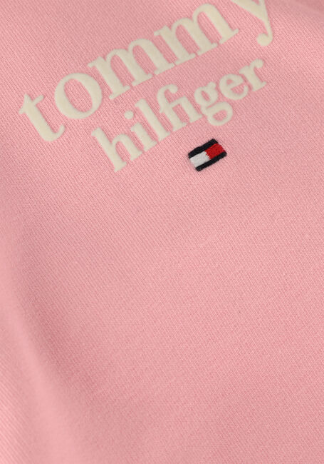 TOMMY HILFIGER  BABY GRAPHIC LOGO HOODED SET Rose clair - large