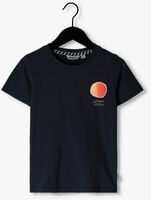 MOODSTREET T-shirt T-SHIRT WITH CHEST AND BACK PRINT Bleu foncé - medium