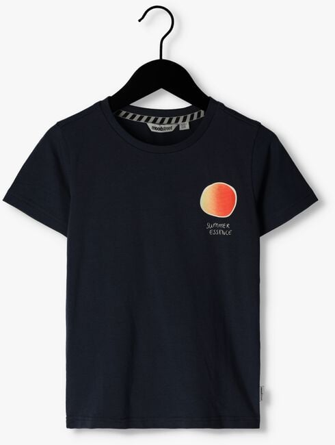 MOODSTREET T-shirt T-SHIRT WITH CHEST AND BACK PRINT Bleu foncé - large