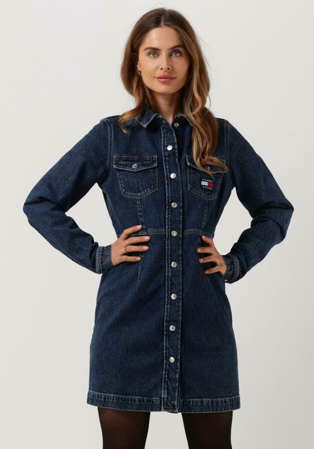 TOMMY JEANS Mini robe DRESSED en bleu - large