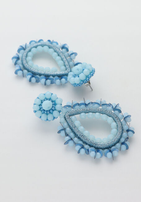 Lichtblauwe PAULIE POCKET Sieraad AURELIE EARRINGS - large