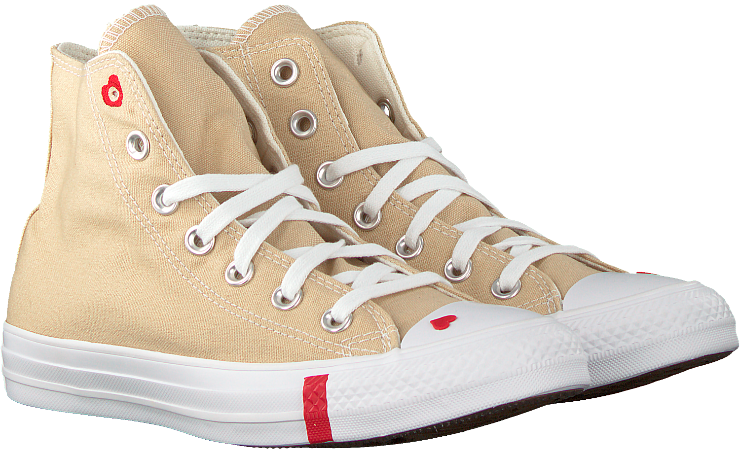 converse beige montante