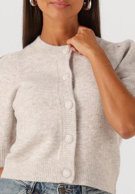 NEO NOIR Gilet TRUDY KNIT CARDIGAN Écru - large