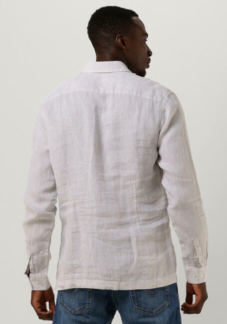 Bruine GENTI Casual overhemd LINNEN S7054-1120 - large