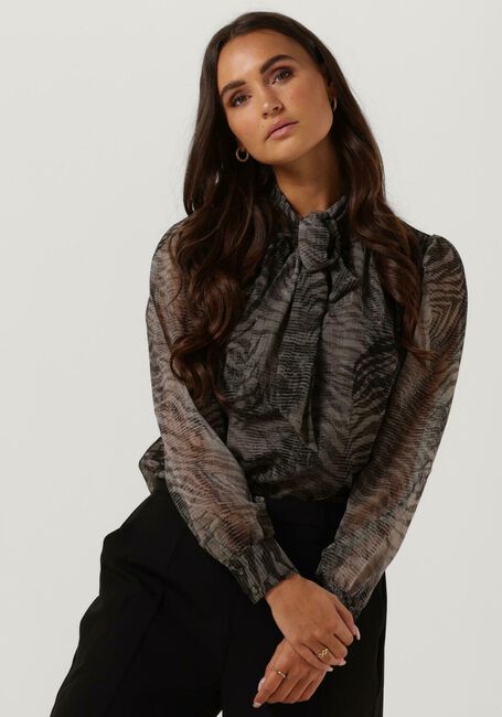 Donkergroene GUESS  LS NADINE TOP - large