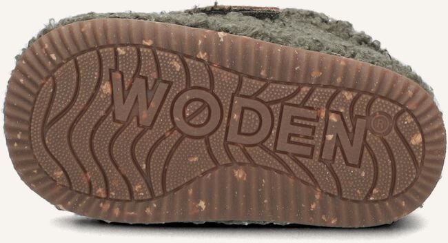 Groene WODEN Pantoffels KIM TEDDY Groene WODEN Pantoffels KIM TEDDY - large