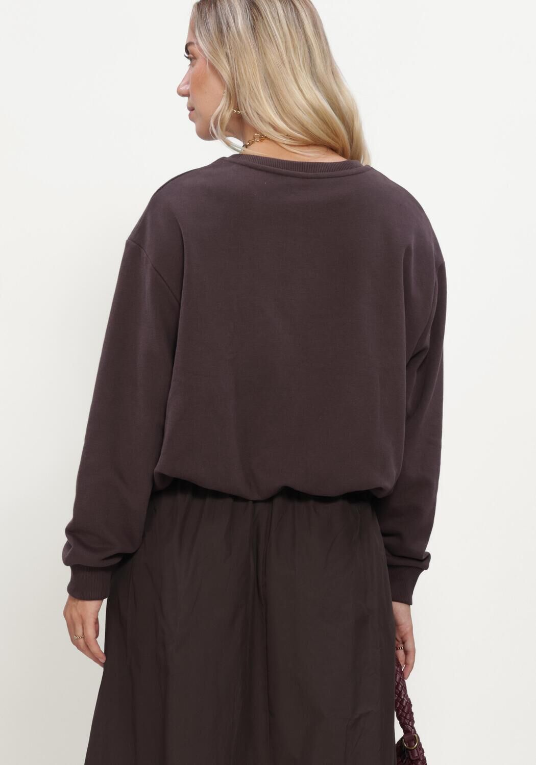 Bruine SUMMUM Sweater BALLOON SWEAT PEACHED TERRY - large