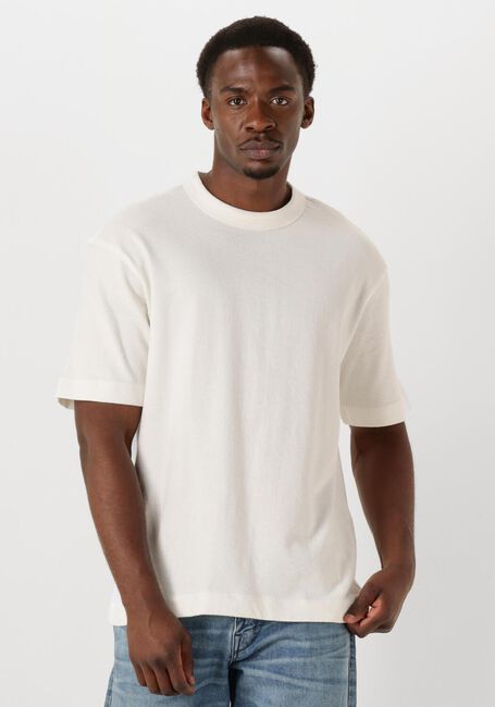 Gebroken wit SELECTED HOMME T-shirt SLHRELAXCALEB SS O-NECK TEE - large