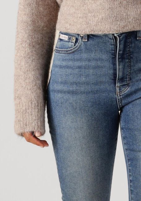 Blauwe CALVIN KLEIN Slim fit jeans HIGH RISE SKINNY - large