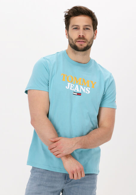 Lichtblauwe TOMMY JEANS T-shirt TJM ENTRY GRAPHIC TEE - large