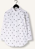 Witte CO'COUTURE  HEARTCC OVERSIZE SHIRT Witte CO'COUTURE  HEARTCC OVERSIZE SHIRT - medium