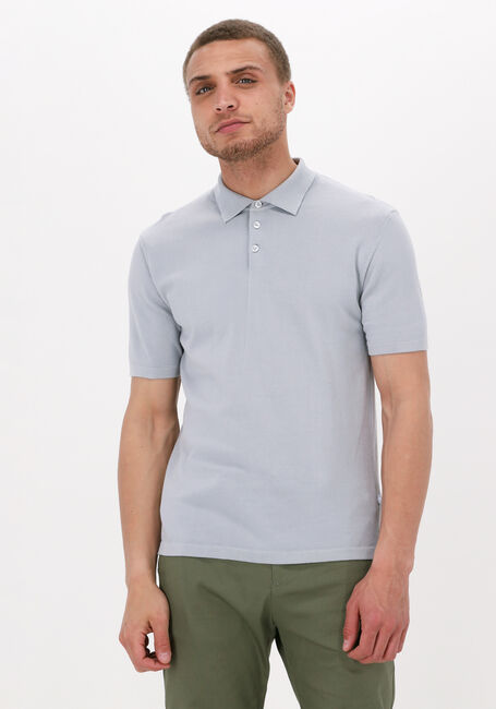 Lichtgrijze THE GOODPEOPLE Polo PLAN - large