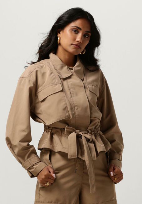 CO'COUTURE Jack ELBA CROP JACKET en marron - large