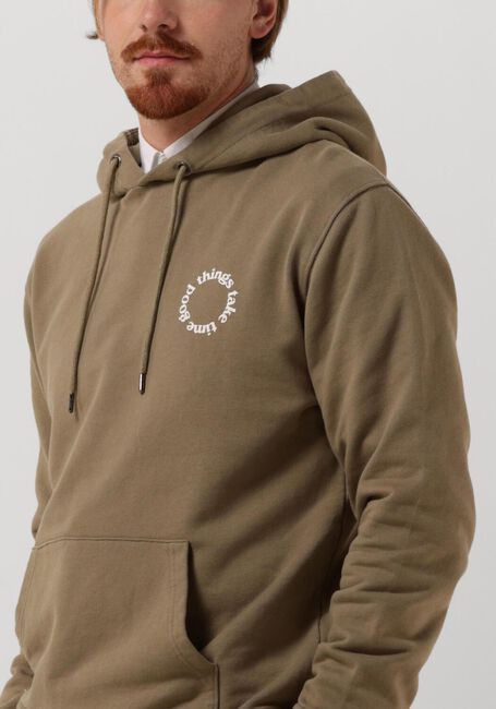 Groene FORÉT Sweater SITE HOODIE - large