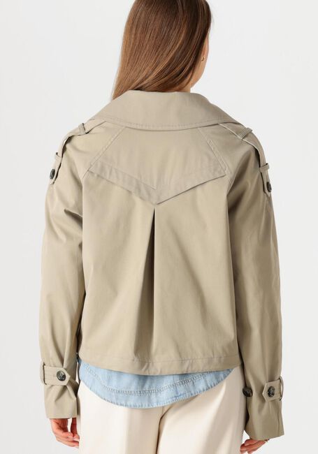 Groene BEAUMONT Jassen GRACY SHORT TRENCH - large