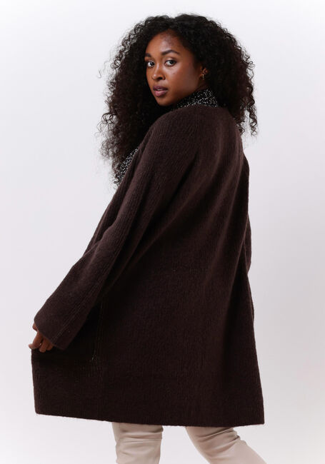 Bruine Y.A.S. Vest YASALVA LS LONG KNIT CARDIGAN - large