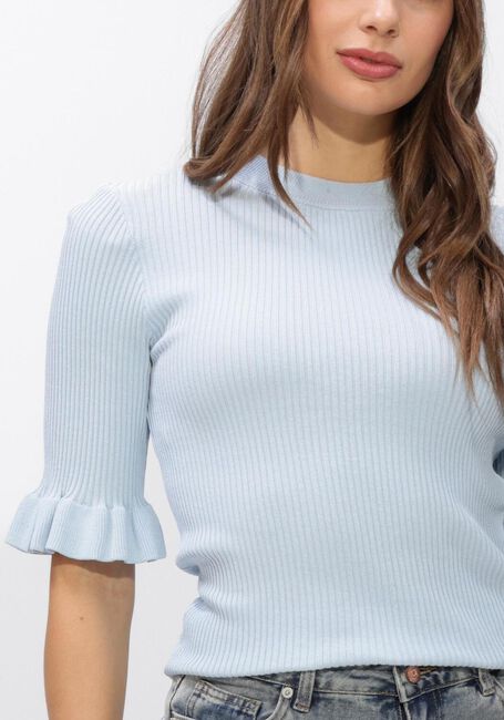 Blauwe Y.A.S. Top YASMIKLA SS KNIT TOP - large