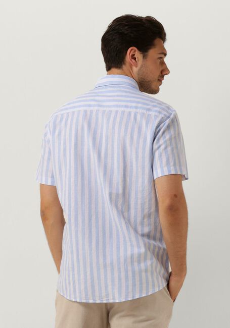 Blauwe SELECTED HOMME Casual overhemd SLHREGNEW-LINEN SHIRT SS CLASSIC - large