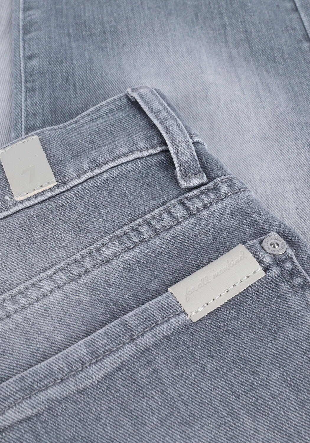 Grijze 7 FOR ALL MANKIND Slim fit jeans ROXANNE ANKLE - large