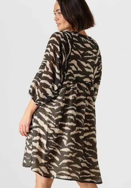 Zwarte BY-BAR Mini jurk PHILOU ZEBRA DRESS - large