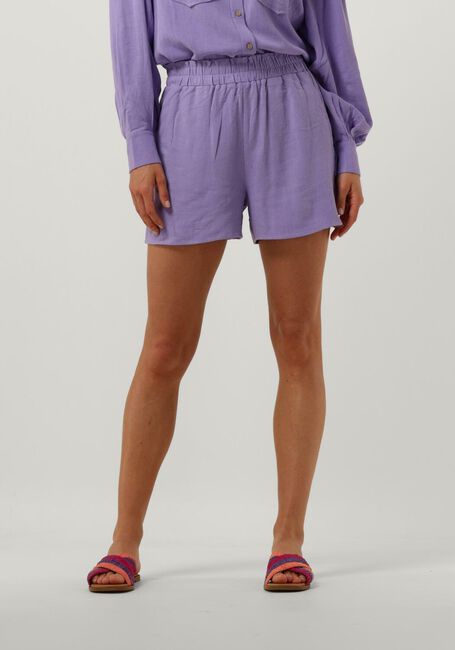 Lila Y.A.S. Korte broek YASVIGGI HW SHORTS - large