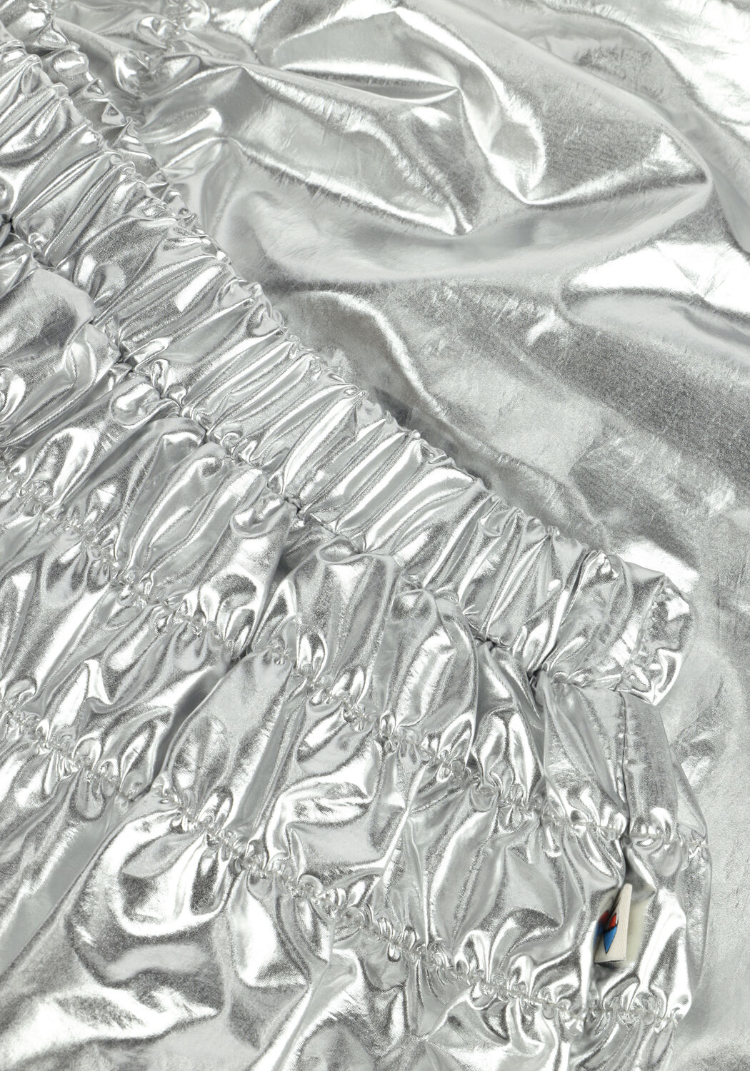 Jelly Mallow Mini-jupe SHIRRING SHORT LEGGINGS SKIRT en argent - large