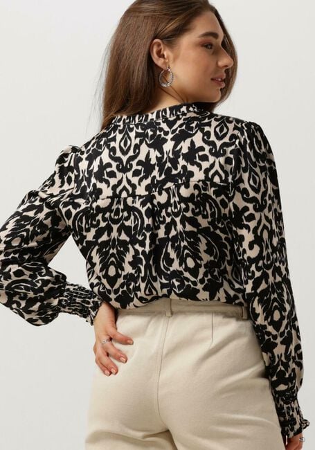 Zwarte NEO NOIR  KALA FLOWER BLUR BLOUSE - large