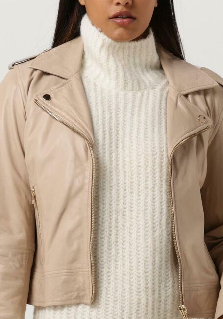 Beige IBANA Leren jas BRUNA - large