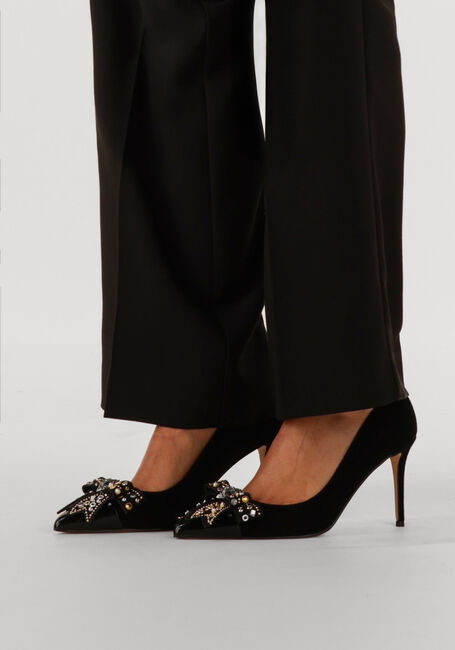Zwarte KURT GEIGER LONDON  BELGRAVIA STUD BOW - large