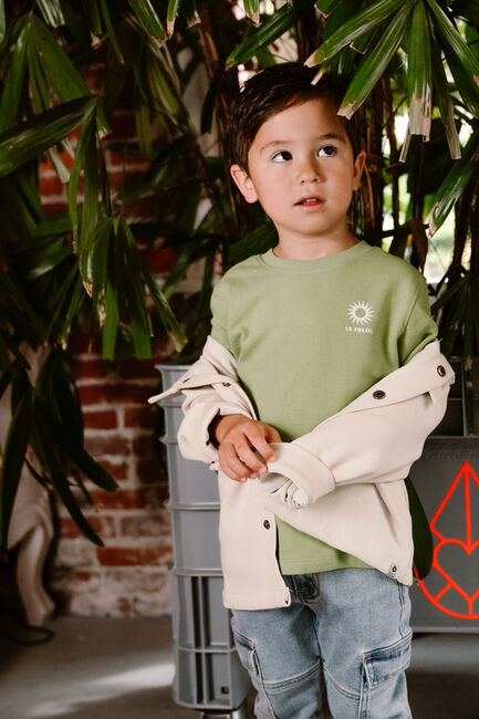 DAILY7 T-shirt T-SHIRT PRINT en vert - large