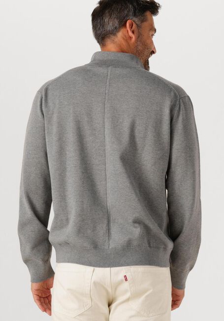 CALVIN KLEIN Pull LS SUPIMA QZ SWEATER 12GG en gris - large