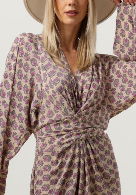 SISSEL EDELBO Mini robe CLAIRE SHORT DRESS en beige - large